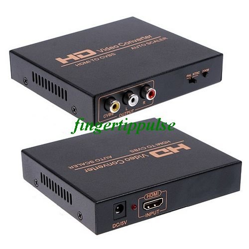 HDMI to Composite AV CVBS R/L Audio HD Video Converter Adapter