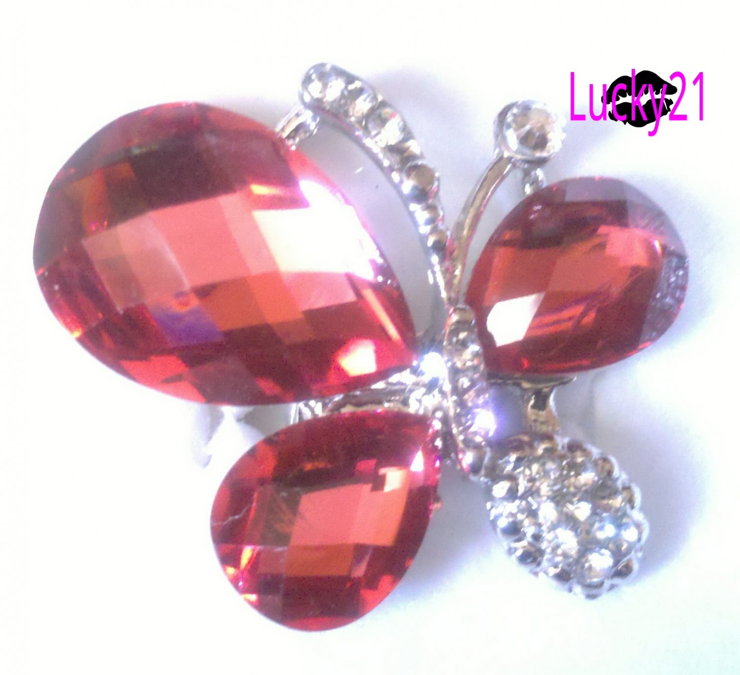 Pink Butterfly Ring 02