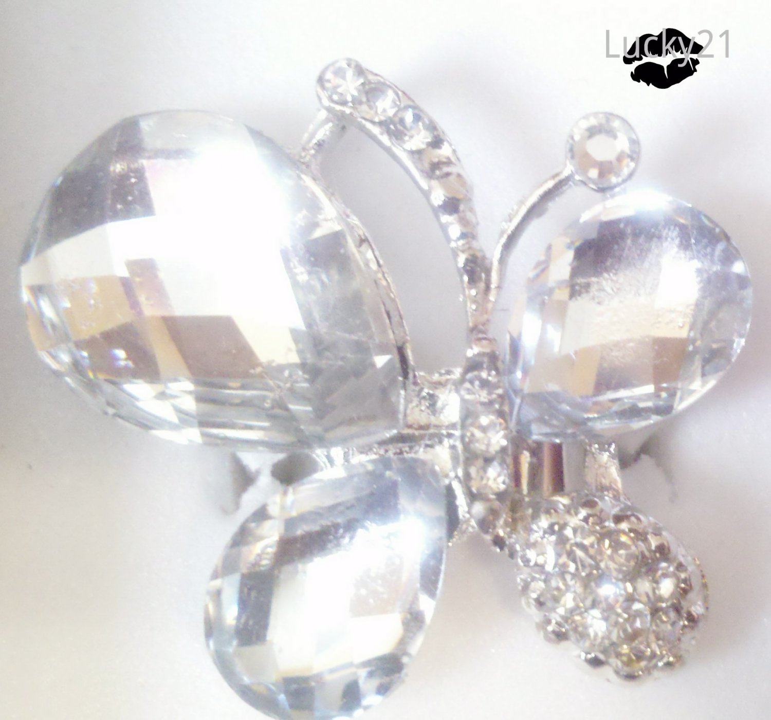 Crystal Butterfly Ring 02