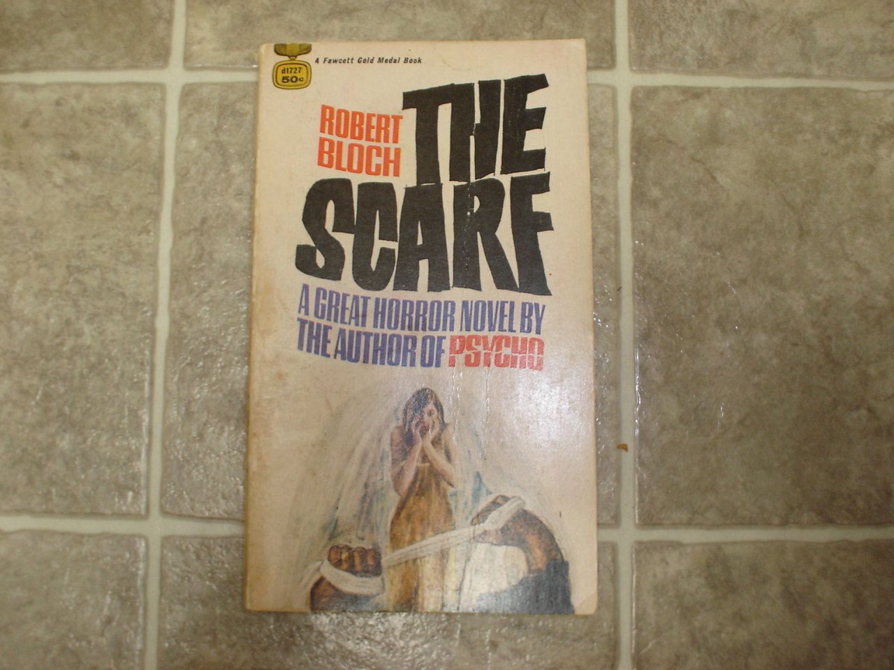 Robert Bloch "The Scarf" 1966 vintage pulp rare