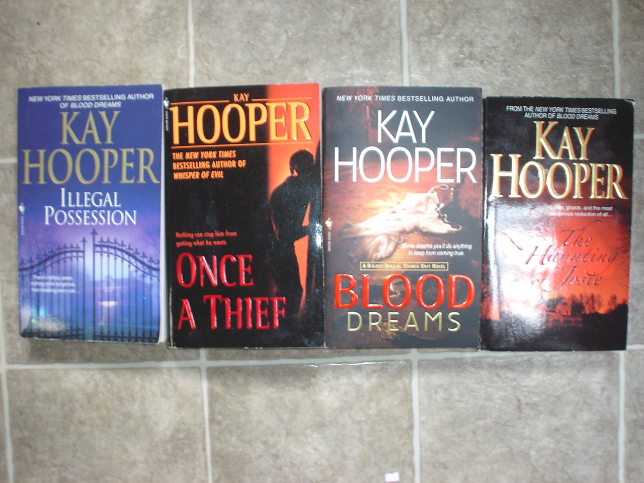 Kay Hooper lot of 6 pb mystery novels Romantic Suspense