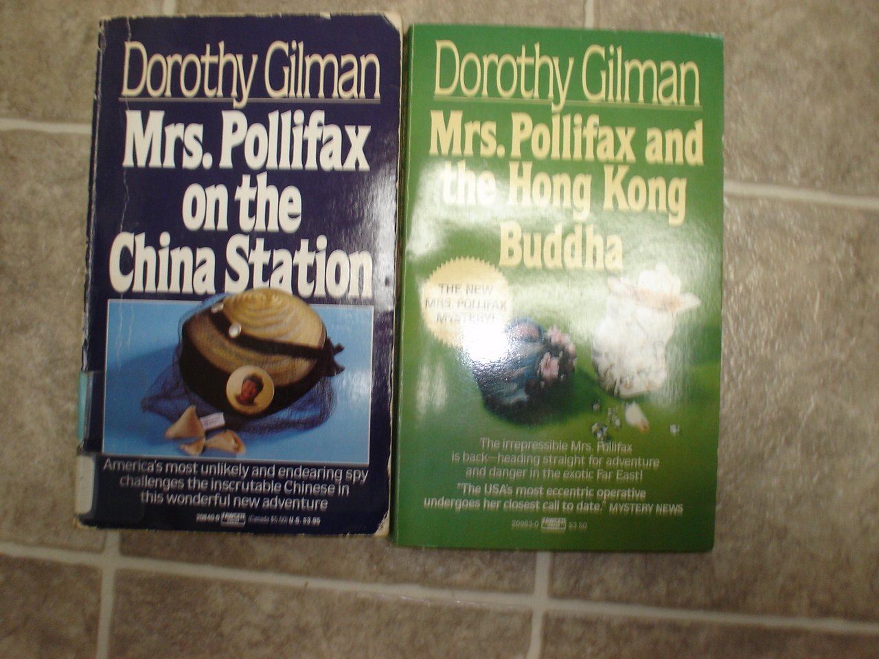 Dorothy Gilman lot of 3 pb mystery books cozy Mrs. Pollifax