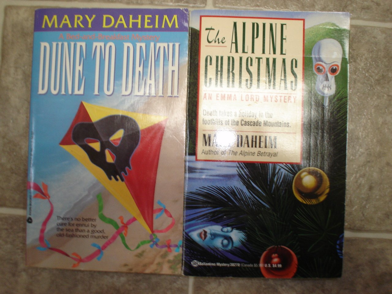Mary Daheim lot of 4 pb mystery books cozy B&B Emma Lord