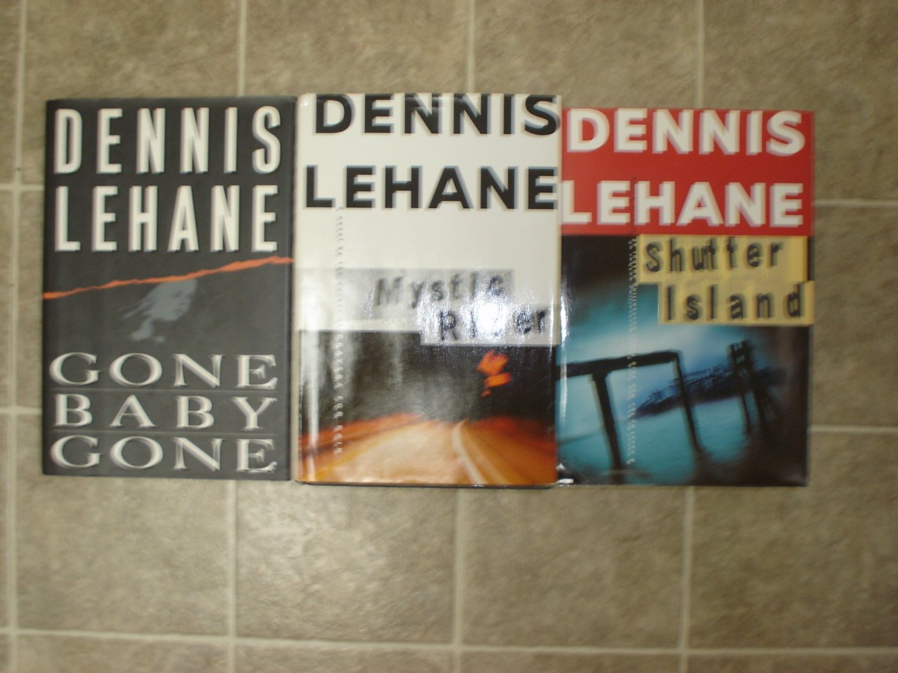 Dennis Lehane lot of 3 HC Mystery novels books w/ 2 First Editions