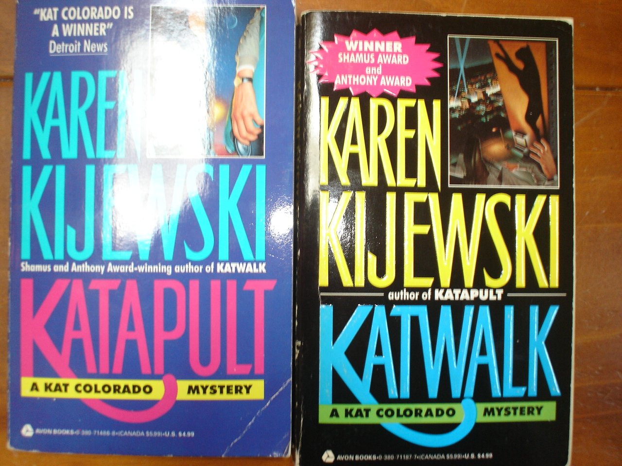 Karen Kijewski lot of 2 pb mystery books Kat Colorado