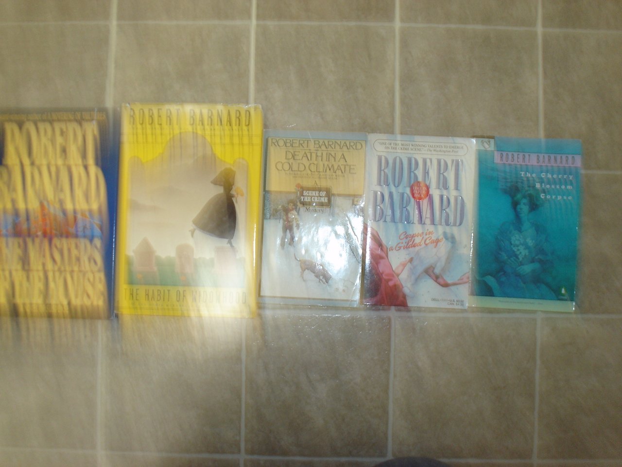 Robert Barnard lot of 5 pb mystery books novels British
