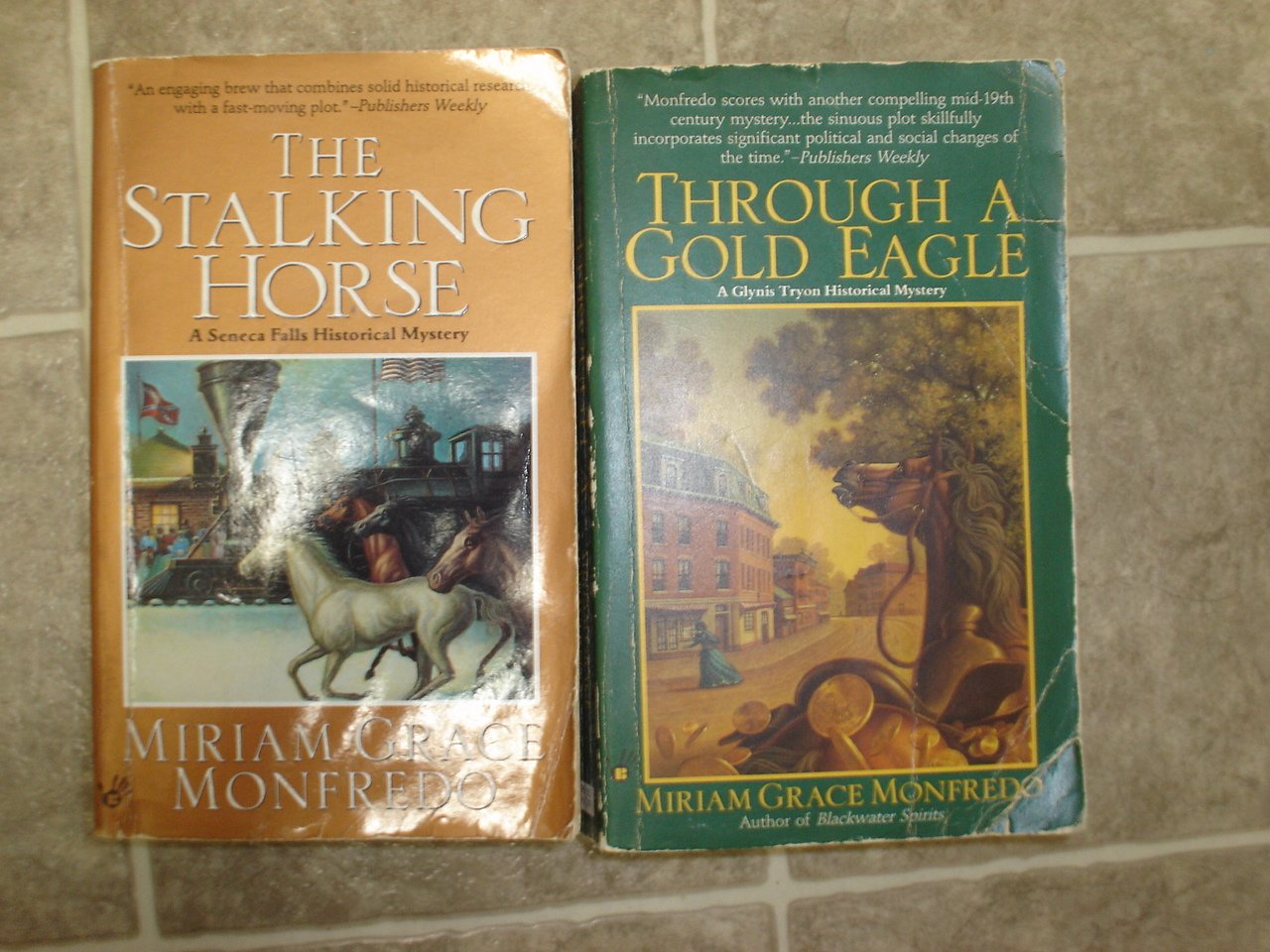 Miriam Grace Monfredo lot of 3 pb mystery books Seneca Falls Historical Berkley Prime Crime
