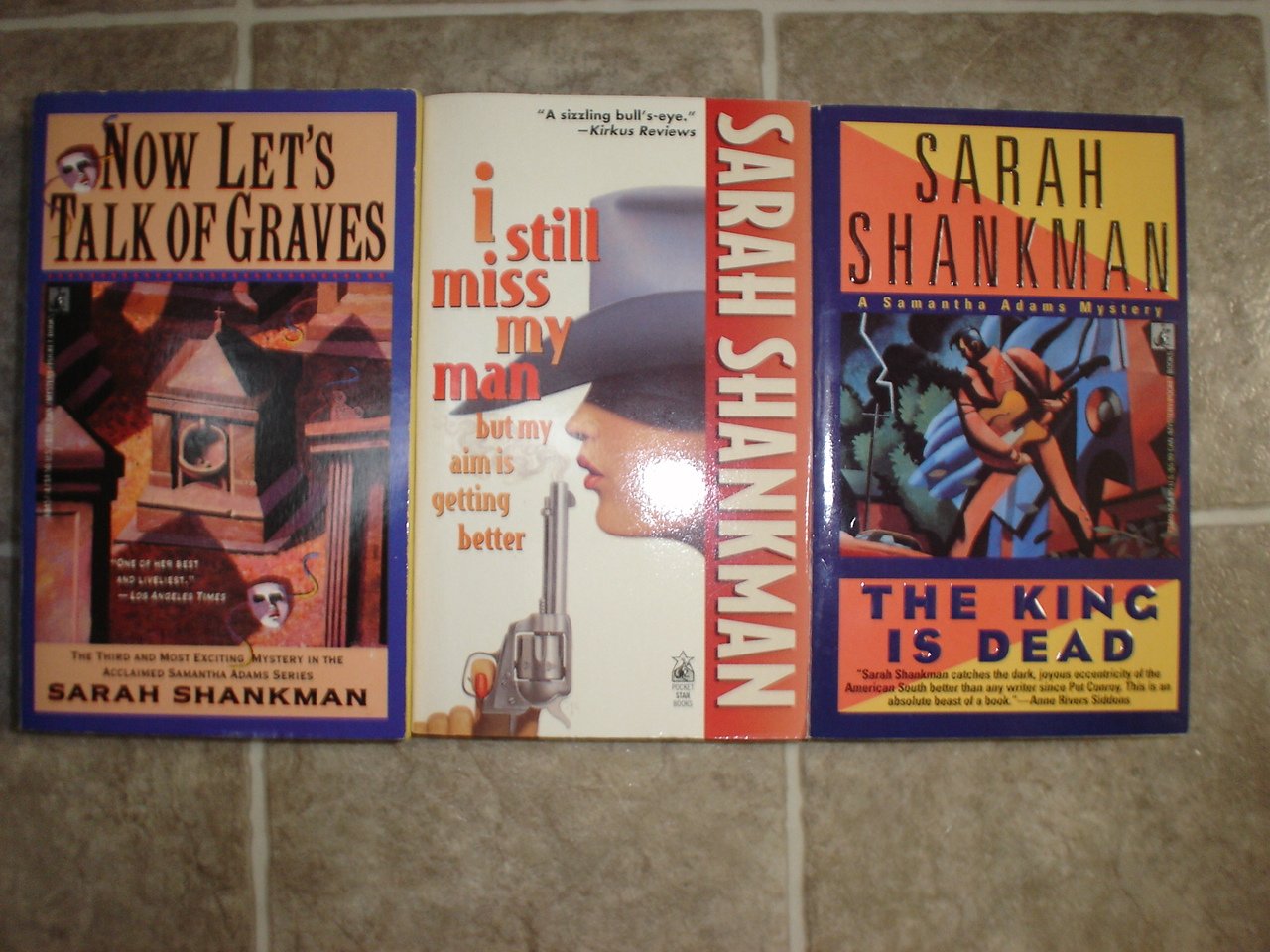 Sarah Shankman lot of 4 pb mystery books cozy Samantha Adams