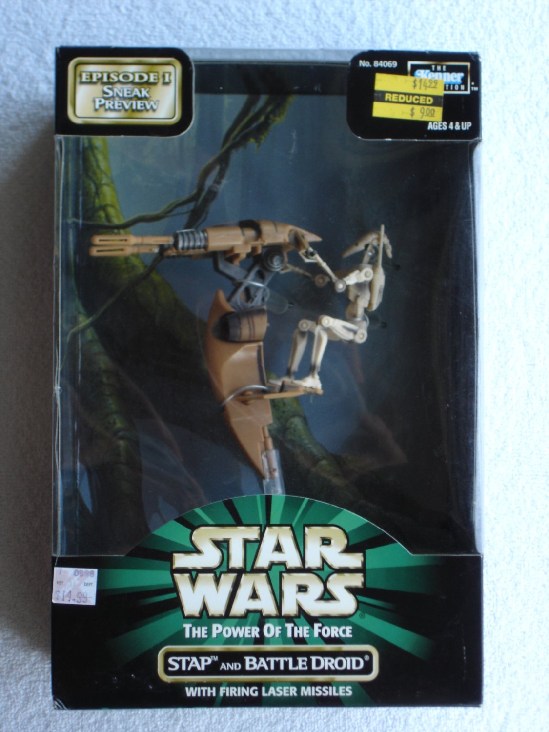 Star Wars POTF "Episode I Sneak Preview" Stap and Battle Droid