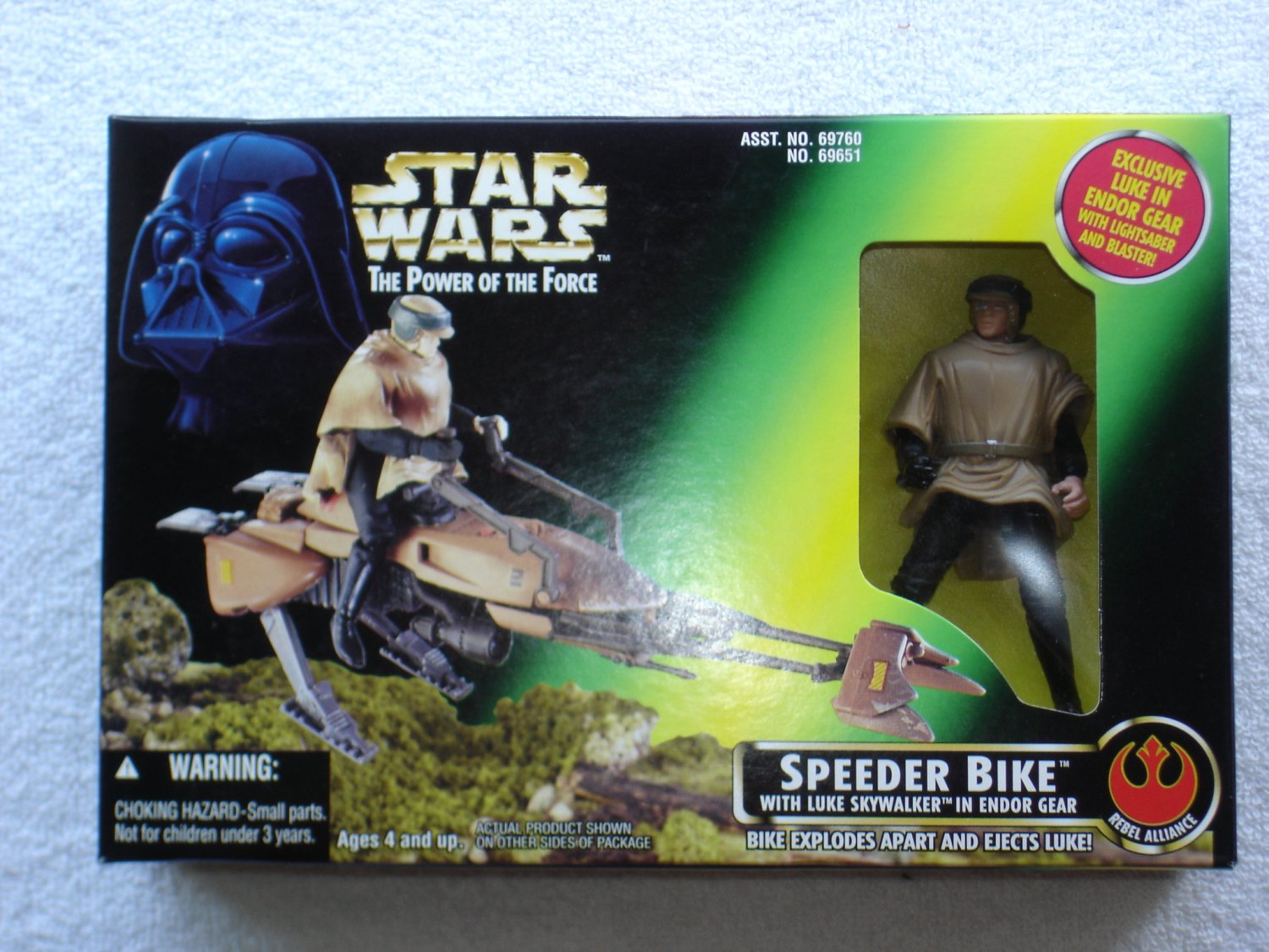 Star Wars POTF Speeder Bike with Luke Skywalker