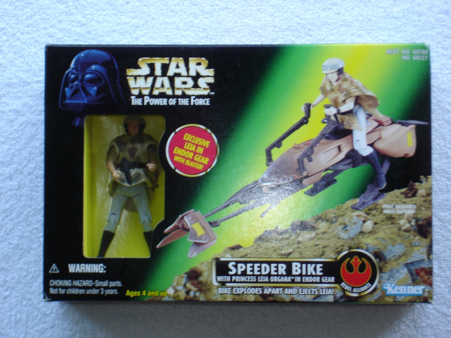 Star Wars POTF Speeder Bike with Princess Leia Organa
