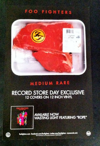 Foo Fighters Wasting Light RSD Promo Poster Rare