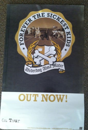 Forever The Sickest Kids 2 Sided Promo Poster Rare