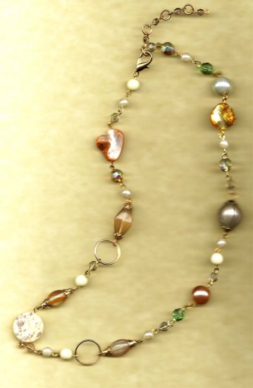 One of a kind Jewelry: linked fashion necklace by Lucine - Wholesale - NEW