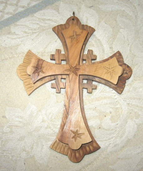 Wooden Cross - from Jerusalem - FREE sh/h