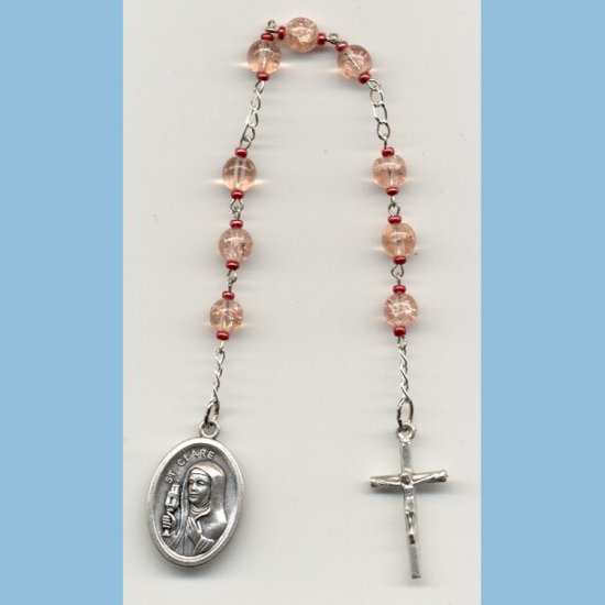 St. Clare Chaplet Crackle Beads SE