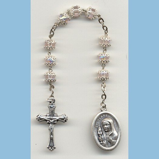St. Clare Chaplet Capped AB Druks