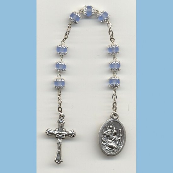 St. Christopher Chaplet Capped Matte Druks