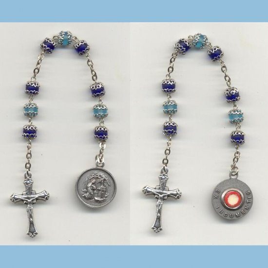St. Rita Chaplet 3rd Class Capped Matte Druks