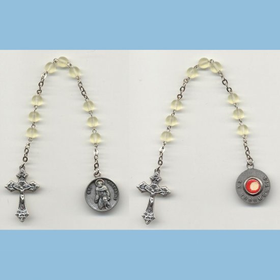 St. Peregrine Chaplet 3rd Class Matte Druks