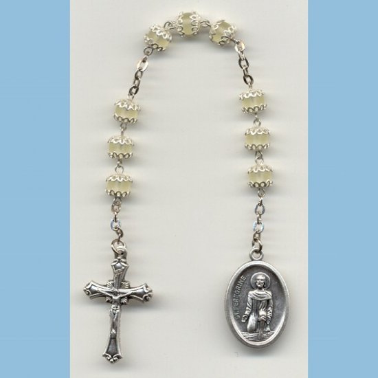 St. Peregrine Chaplet Capped Matte Druks