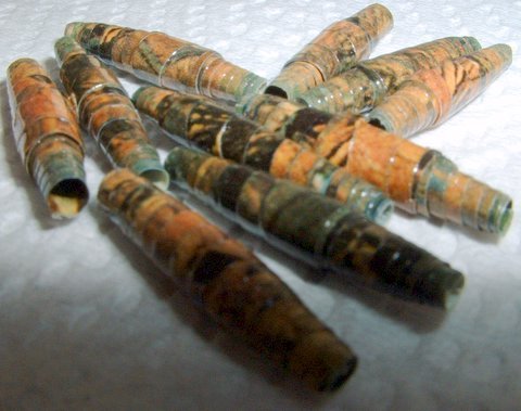 Serendipity Paper Beads "Phoenix"