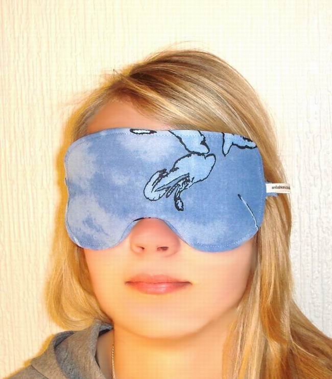 --LIMITED EDITION VERY SOFT SKY BLUE SLEEP MASK blindfolds--
