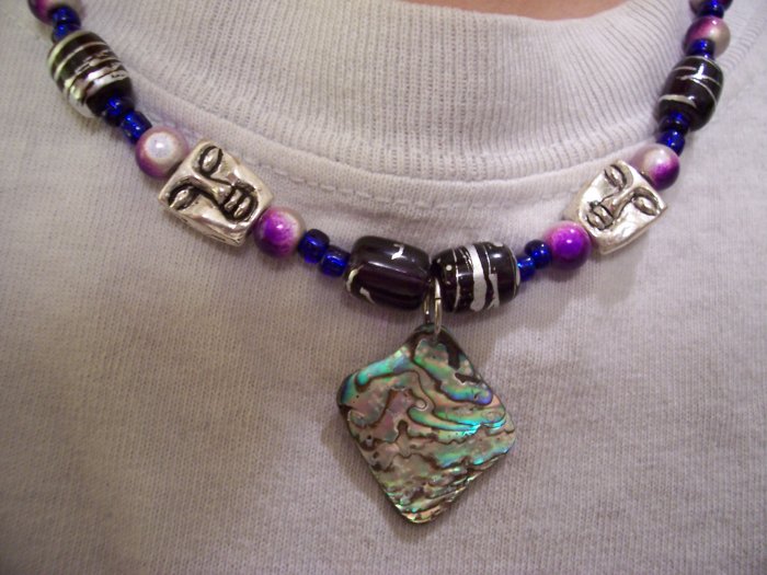 Oceanic Totem Sunset Necklace