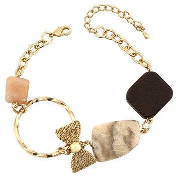Bows and Stones Bracelet