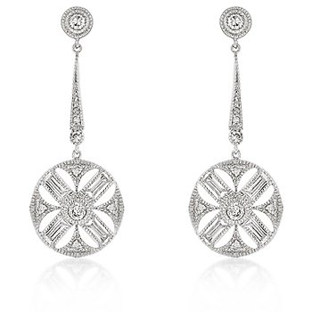 Diamond Zodiac Earrings