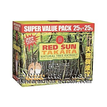Red Sun Takara Natural Tree Extract Foot Patch (50 pieces)