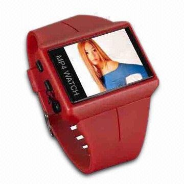 MP 167A - MP4 Watch with USB Adapter Cable and Stereo Earphones 128MB