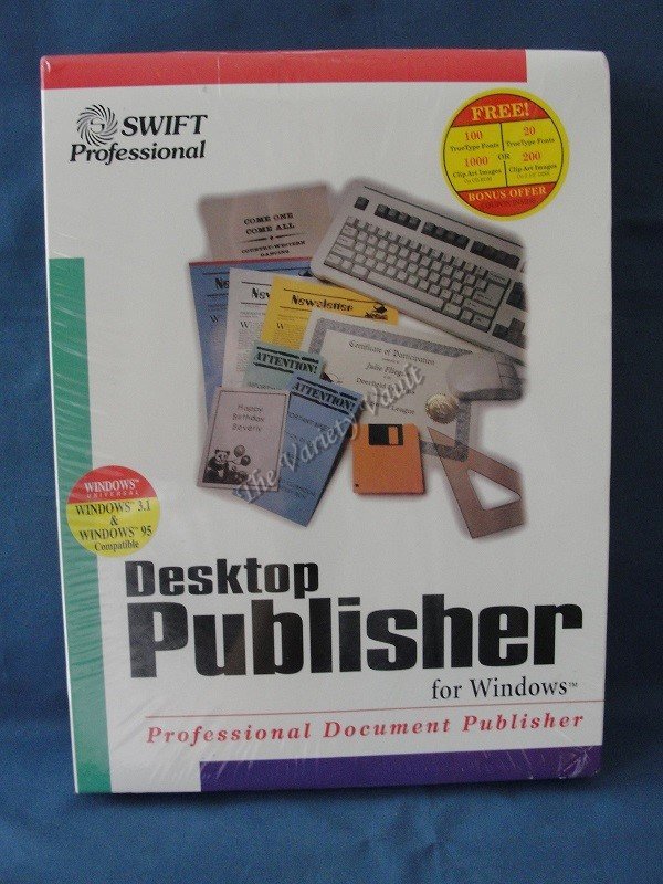 Desktop Publisher for Windows New Sealed Vintage