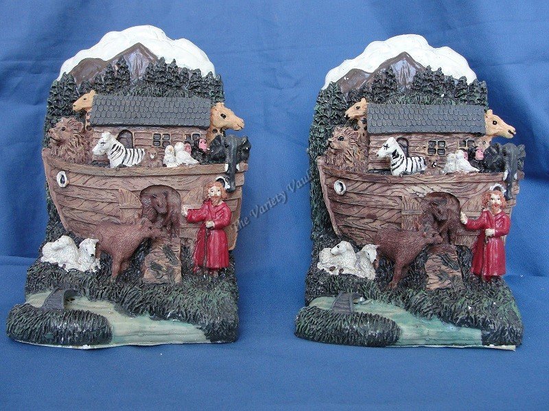 Noah's Ark Bookends Children Decor