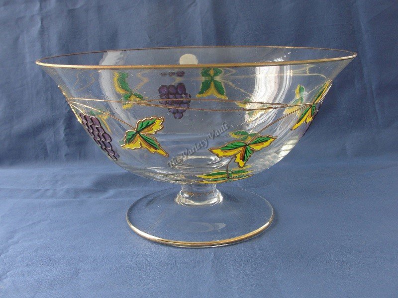 Bordeaux Crystal Glassware Accented in 14k Gold