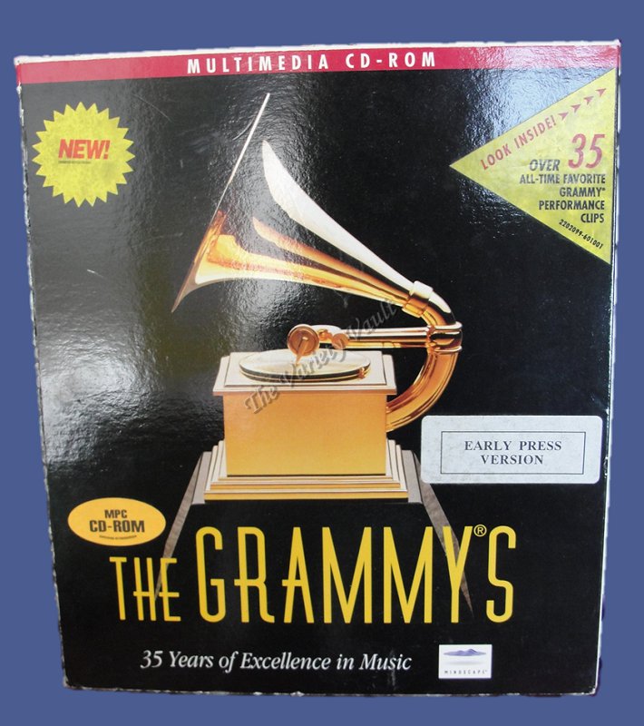 The Grammys 35 Years of Excellence in Music Multimedia CD-ROM 1995