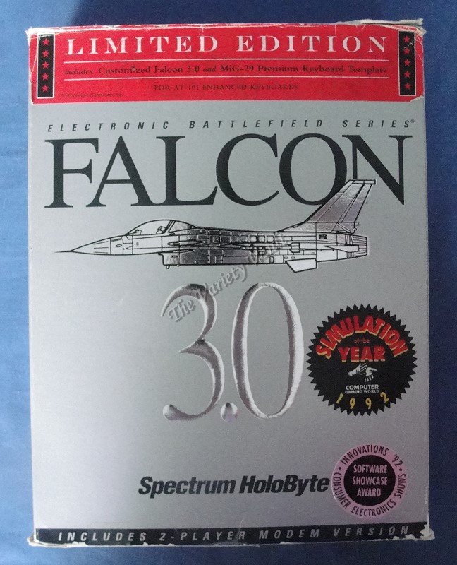 Falcon 3.0 Spectrum HoloByte Limited Edition