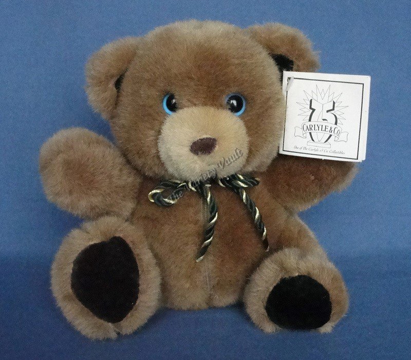 Carlyle Brown Bear with Zippered Compartment for Jewelry 1997