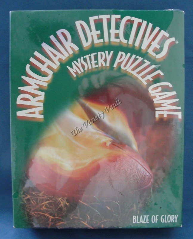 Armchair Detectives Mystery Game Blaze of Glory NIB