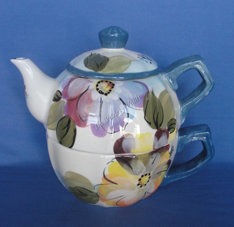 Teapot & Cup for One Stackable Gibson Elite