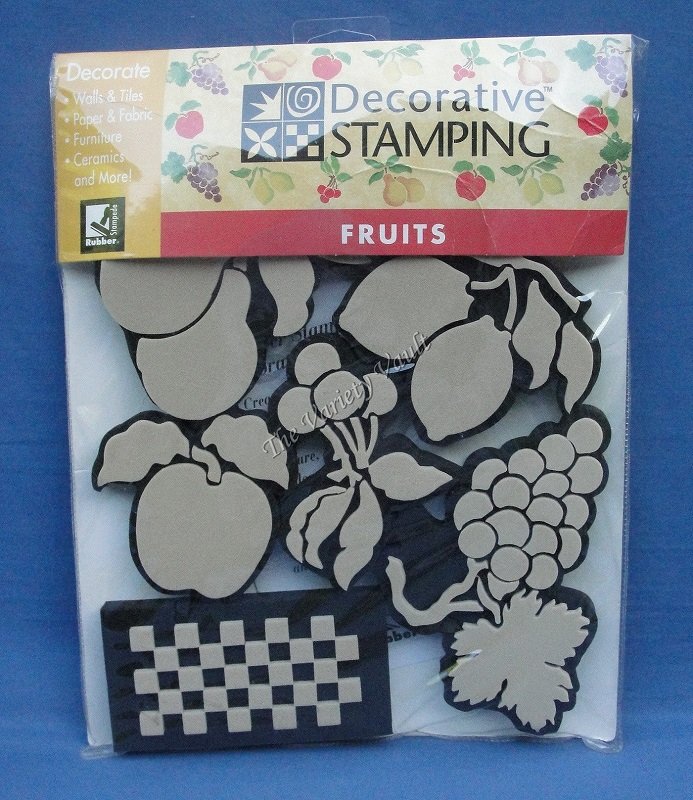 Decorative Stamping Fruits Rubber Stampede New