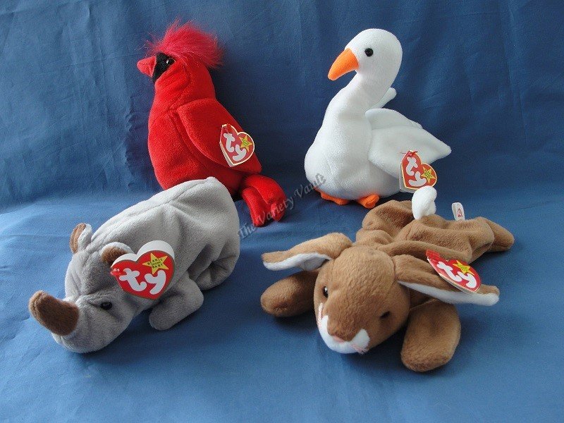 Ty Beanie Babies Mac Gracie Spike Ears Retired