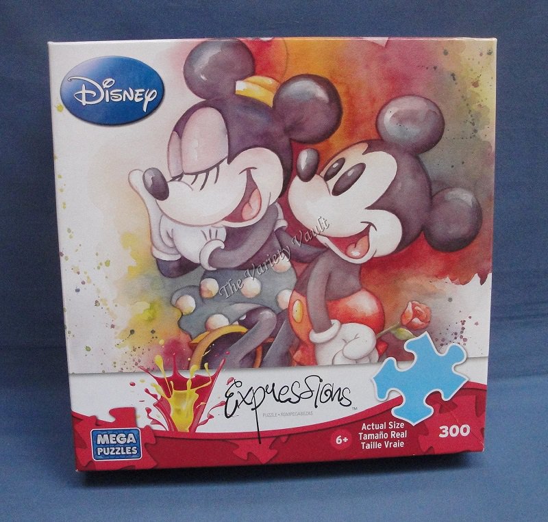 A ROSE FOR MINNIE Disney Expressions Jigsaw Puzzle 300 Mega Pieces NEW