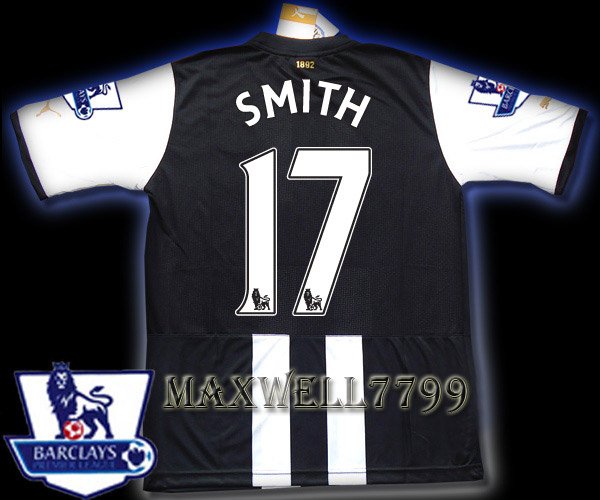 NEW 11-12 NEWCASTLE HOME SMITH 17 PREMIER PATCH SOCCER SHIRT JERSEY