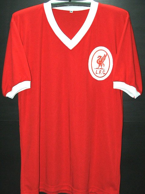 RETRO 50-60's LIVERPOOL HOME BLANK SOCCER SHIRT JERSEY # L,XL