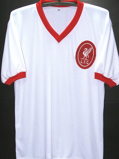 RETRO 50-60's LIVERPOOL AWAY BLANK SOCCER SHIRT JERSEY # L,XL