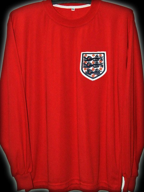 RETRO 1966 ENGLAND AWAY WORLD CUP CHAMPIONS RARE SOCCER LS SHIRT JERSEY
