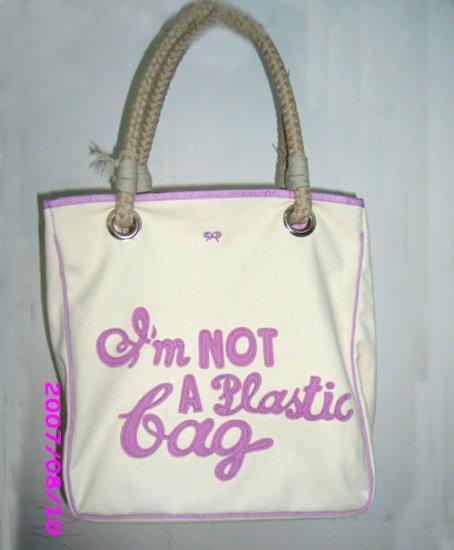 Im Not A Plastic Bag Purple