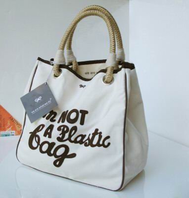 Anya Hindmarch "Im Not A Plastic Bag" Brown