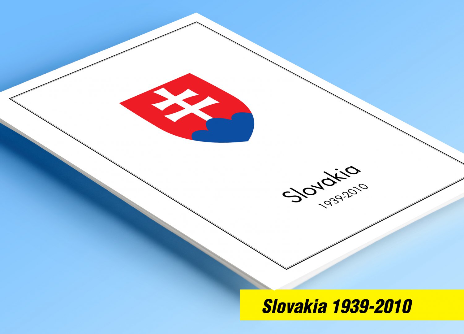 COLOR PRINTED SLOVAKIA 1939-2010 STAMP ALBUM PAGES (92 illustrated pages)